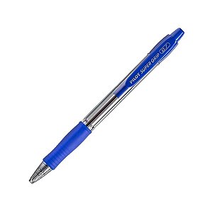CANETA ESFEROGRAFICA RETRATIL 0.7 FINA AZUL BPS SUPERGRIP PILOT