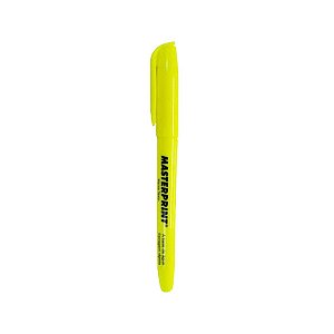 CANETA MARCA TEXTO AMARELA MASTERPRINT