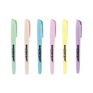 CANETA MARCA TEXTO PASTEL 6 CORES MP611 MASTERPRINT