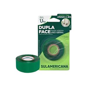 FITA DUPLA FACE ACRILICA 24MMX2M SULAMERICANA