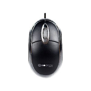 MOUSE OPTICO USB COM FIO PRETO MS-035P HOOPSON
