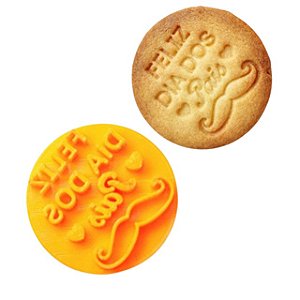 Marcador Feliz Dia dos Pais para biscoitos e pasta americana