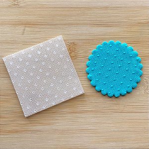 Marcador em Acrílico para Doces - Textura de Poá