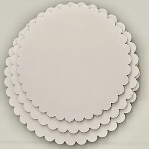 Cake Board; Base Para Bolo em MDF - 3mm (ESCALOPE)