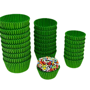 Forminhas para Docinho Impermeável 100 und - Verde Nº 5 (REIKI)