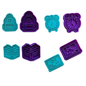 Kit Marcadores Volta às aulas 5cm