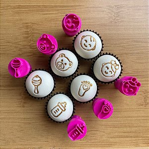Carimbos Para Docinhos Brigadeiros Chá de Bebê 2
