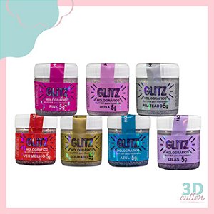 Glitter Para Decoração - Fab! Glitz Holográfico