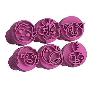 Carimbos Para Docinhos Brigadeiros Princesa Tropical 2 ( Baby)