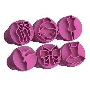 Carimbos para Docinhos Brigadeiros Bailarina 2