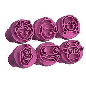 Carimbinhos Para Docinhos Brigadeiros Princesa Congelante 2