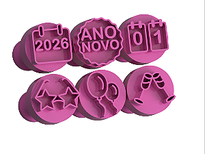 Carimbinhos Para Docinhos Brigadeiros Ano Novo 2