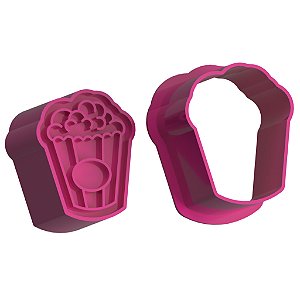 Pipoca (Cinema, Festa) - Ejetor Modelador para Brigadeiros