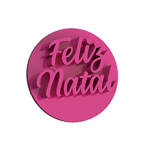 Carimbos para Docinhos (Ejetores) Feliz Natal 3cm