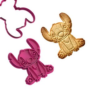 Marcador e Cortador Alienígena Azul (Corpo) Para pasta americana e biscoitos