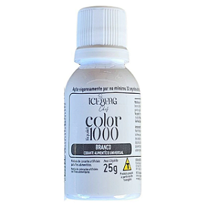 Tinta Alimentícia Color 1000 (BRANCO) Iceberg - 25g