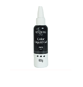 Corante Liquid Gel (PRETO) Iceberg - 60g