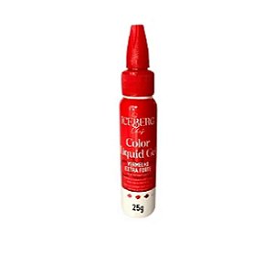 Corante Liquid Gel (VERMELHO EXTRA FORTE) Iceberg - 25g