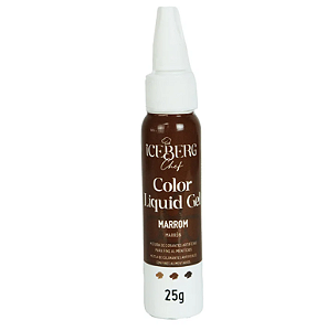 Corante Liquid Gel (MARROM) Iceberg - 25g