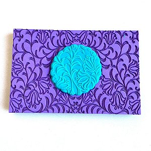 Textura Emborrachada para Pasta Americana - Flores e Folhagem