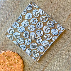 Marcador Textura Acrílica para doces - Ovos de Páscoa