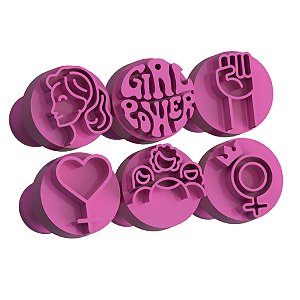 Carimbos para Docinhos Brigadeiro Dia das Mulheres 3
