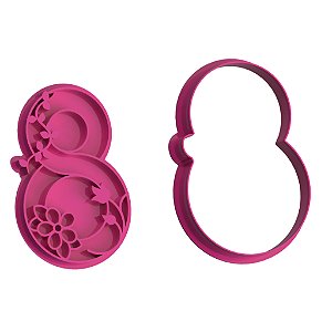 Marcador 8 - Dia da Mulher 8CM
