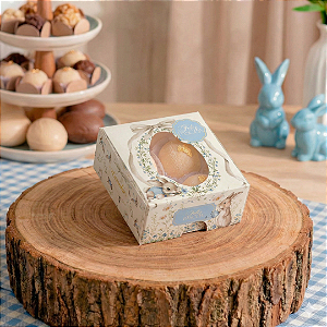 Caixa de Páscoa para 4 Doces com Visor - Carinho - 10 unid.