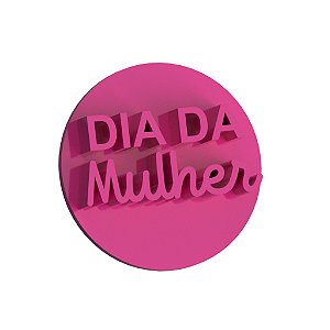 Carimbos para Docinhos 3CM  (Ejetores) Dia das Mulheres  Modelo 2