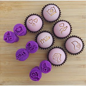 Carimbos para Docinhos Brigadeiro Dia das Mães 2