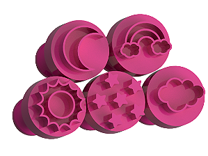 Carimbos para Docinhos - Céu Encantado