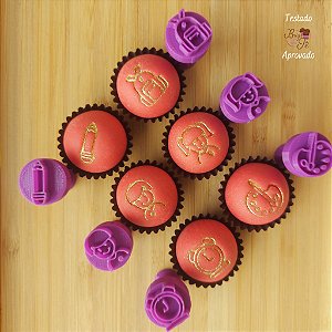 Carimbos para Docinhos Brigadeiro Volta às Aulas
