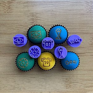 Carimbos para Docinhos Brigadeiro Copa do Mundo