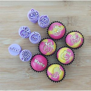 Carimbos para Docinhos Brigadeiro Menina Russa
