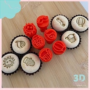 Carimbos para Docinhos Brigadeiro Mundo Musical