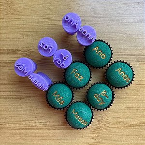 Carimbos para Docinhos Brigadeiro Datas 2