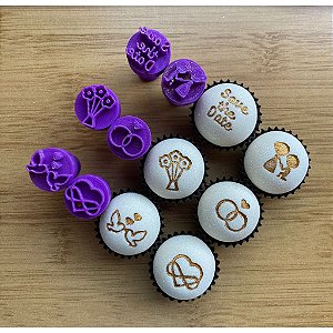 Carimbos para Docinhos Brigadeiro Noivado 2
