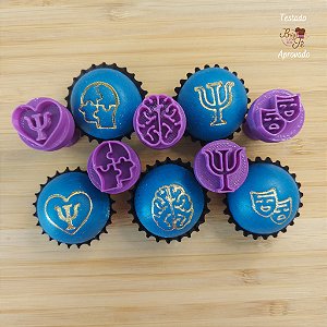 Carimbos para Docinhos Brigadeiro Psicologia