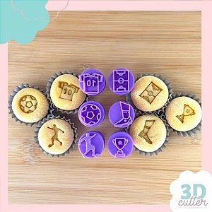 Carimbos para Docinhos Brigadeiro Futebol