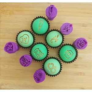 Carimbos para Docinhos Brigadeiro Enfermagem