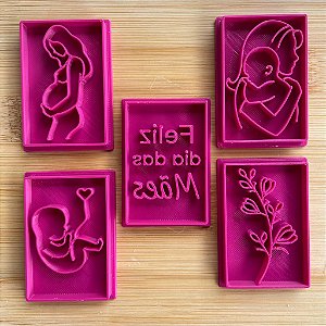 Kit Marcadores Dia Das Mães - 6cm