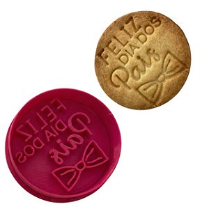 Marcador e cortador - Feliz Dia dos Pais para biscoitos e pasta americana
