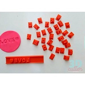 Marcador Alfabeto Letras - 1cm