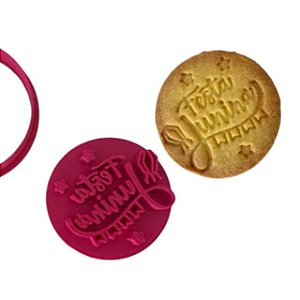 Marcador e Cortador Festa Junina 1 ( Balão e Estrelas ) para biscoitos e pasta americana