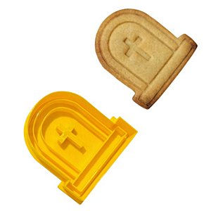 Marcador e Cortador Túmulo - Halloween Para pasta Americana e Biscoitos