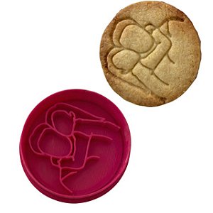 Marcador e Cortador Pai e Filha Para pasta Americana e Biscoitos