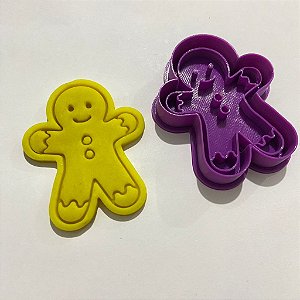 Marcador  Boneco de Gengibre Natal- 6cm