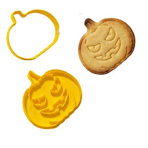 Marcador e Cortador Abóbora - Halloween Para pasta Americana e Biscoitos