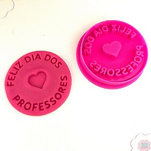 Marcador Feliz Dia Dos Professores (Modelo 02) - 5 cm