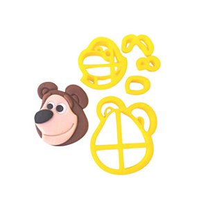 Cortador Urso (Menina Russa) - 5cm